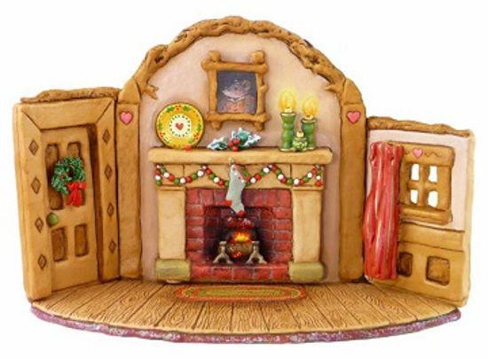 Home at Christmas Background M-510c  by Wee Forest Folk®