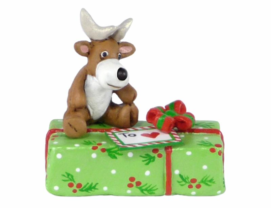 Gift with Reindeer A-35 by Wee Forest Folk®