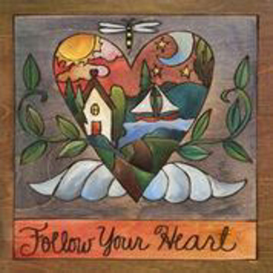My Heart's at the Lake Plaque by Sincerely, Sticks
