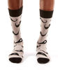 Sophisticated Mustache Men's Crew Socks by Yo Sox