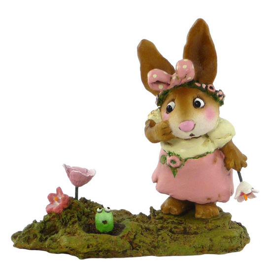 Look Who's in Bunny's Garden! B-16 (Pink) by Wee Forest Folk®