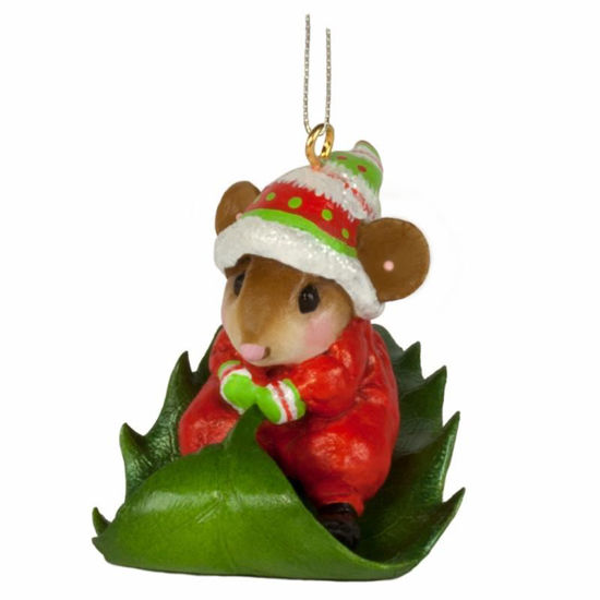 Holly Express Ornament M-629a By Wee Forest Folk®