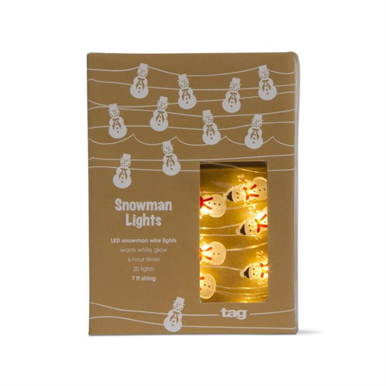 Jolly Snowman Led String Lights by TAG