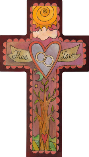 True Love Forever Cross by Sincerely, Sticks