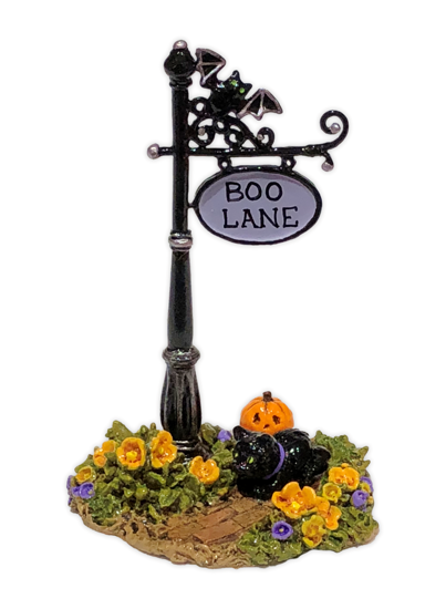Boo Lane Sign Post A-49ac (Special) by Wee Forest Folk®