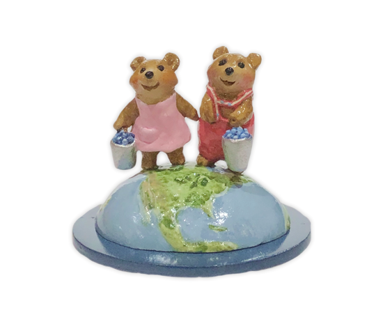 Blueberry Bears Globe M-330sz by Wee Forest Folk®