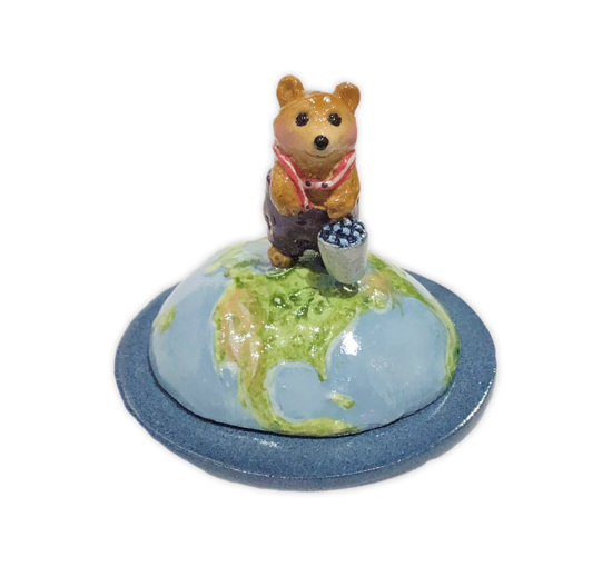 Blueberry Bear Globe A-BRzB (Boy) by Wee Forest Folk®