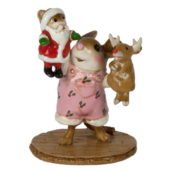 The Santa and Rudy Show (Girl) M-657a by Wee Forest Folk