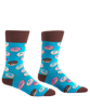 Donuts Men's Crew Socks by Yo Sox