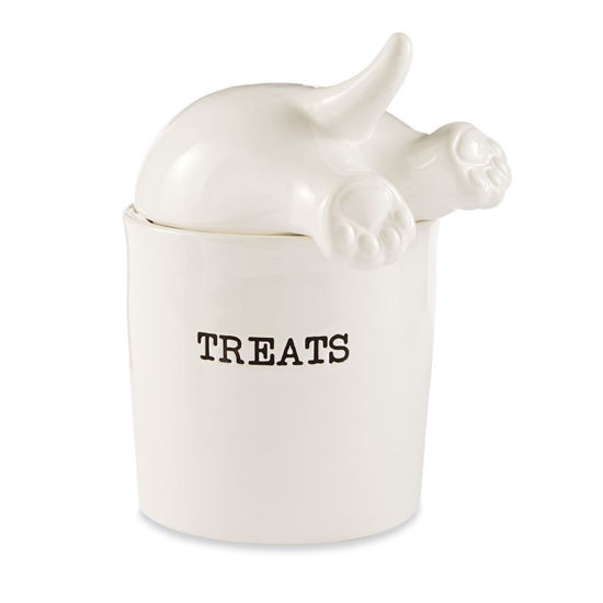 Dog Tail Treat Canister by Mudpie
