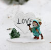 Ice Love Sculpture M-418d by Wee Forest Folk