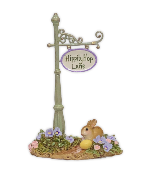 Hippity Hop Lane Sign Post A-49cb by Wee Forest Folk
