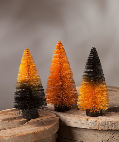 Magic Ombre Mini Bottle Brush Trees by Bethany Lowe Designs
