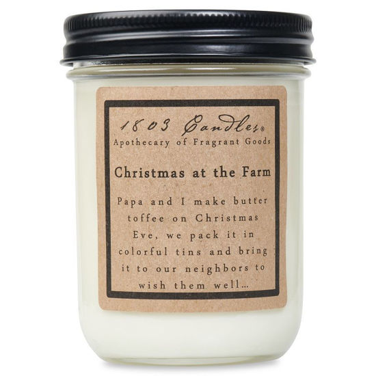 Christmas at the Farm Jar by 1803 Candles