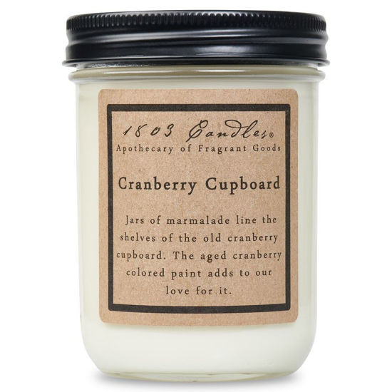 Cranberry Cupboard Jar by 1803 Candles