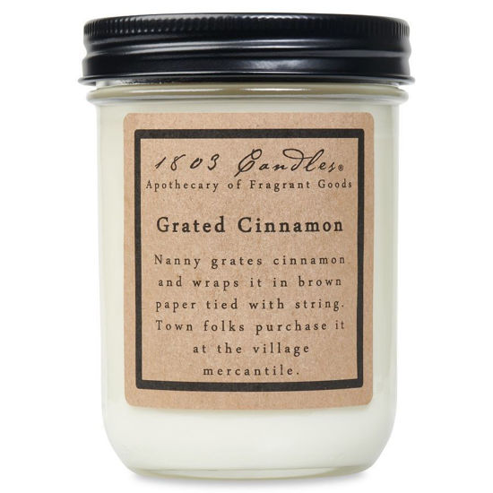 Grated Cinnamon Jar by 1803 Candles