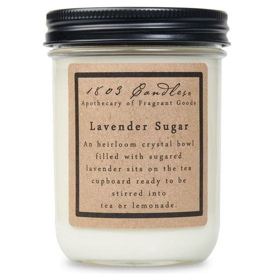 Lavender Sugar Jar by 1803 Candles