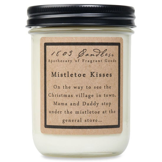 Mistletoe Kisses Jar by 1803 Candles