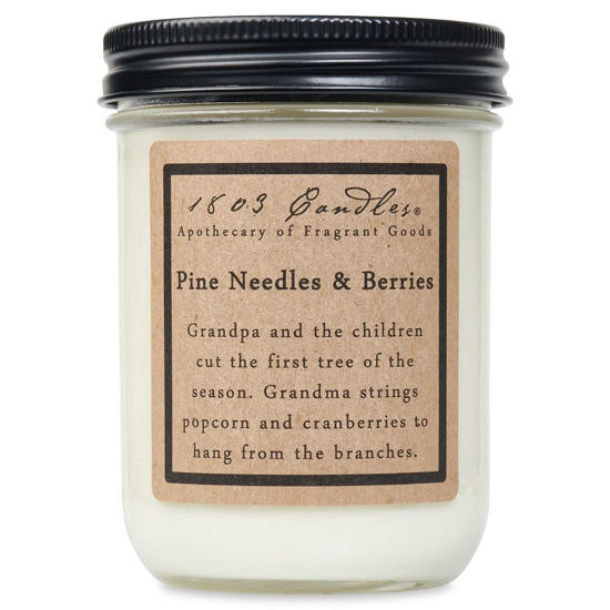 Pine Needles & Berries Jar by 1803 Candles
