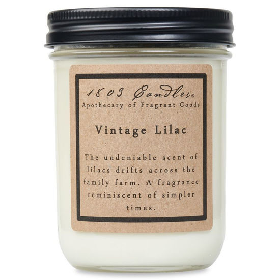 Vintage Lilac Jar by 1803 Candles