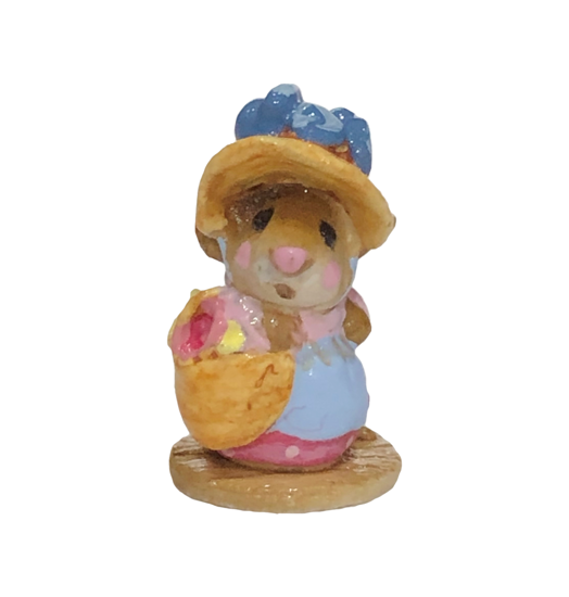 Mini Miss Mouse with Hat M-002m (Special) By Wee Forest Folk®