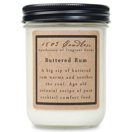 Buttered Rum Jar by 1803 Candles