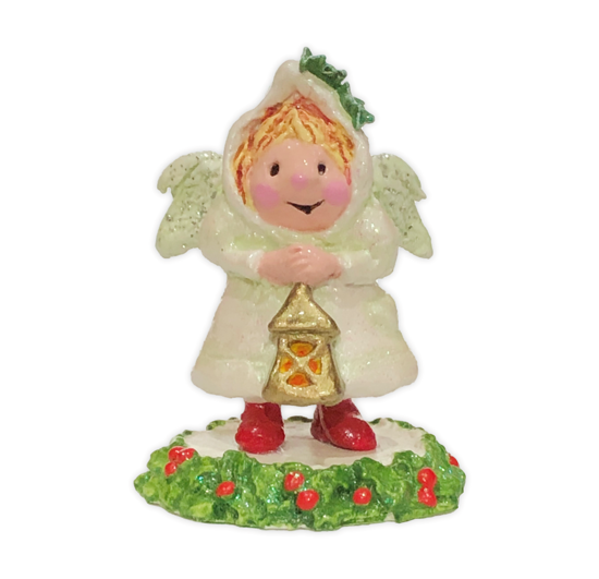 Angel with Lantern - White (Employee Gift) EG#1 by Wee Forest Folk®