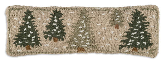 Frosted Trees Hooked Pillow by Chandler 4 Corners
