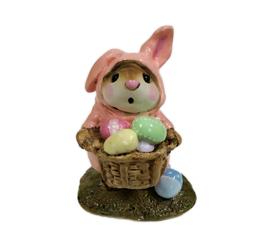 Easter Bunny Mouse M-082 (Peach Special) by Wee Forest Folk®