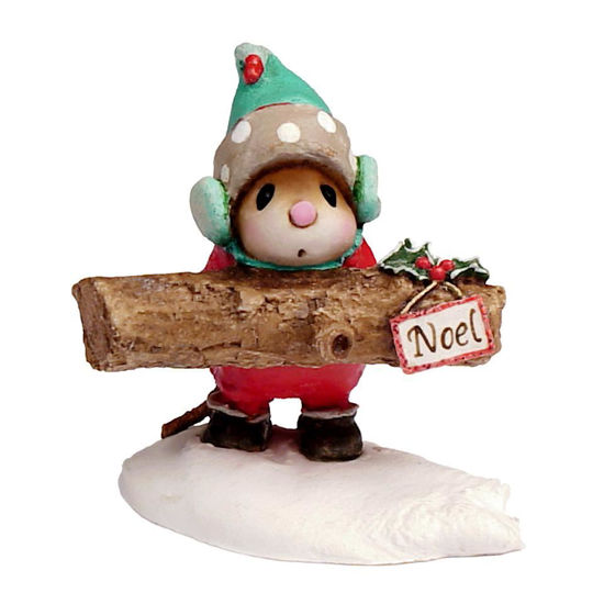 Yule Log M-337 (Red) by Wee Forest Folk®