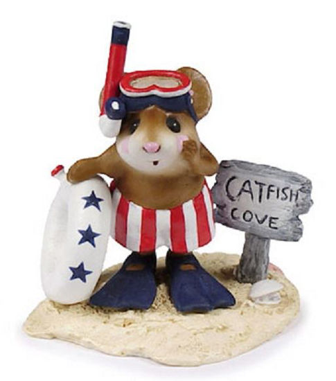 Catfish Cove M-293s (USA Stripes) by Wee Forest Folk®