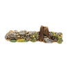 Rock Wall with Yellow Flowers Displayer for Habitat Hideaway