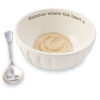 Hummus Bowl & Spoon Set by Mudpie
