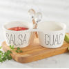 Salsa and Guac Double Dip Set by Mudpie
