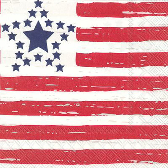 Distressed Flag Luncheon Napkin by Boston International