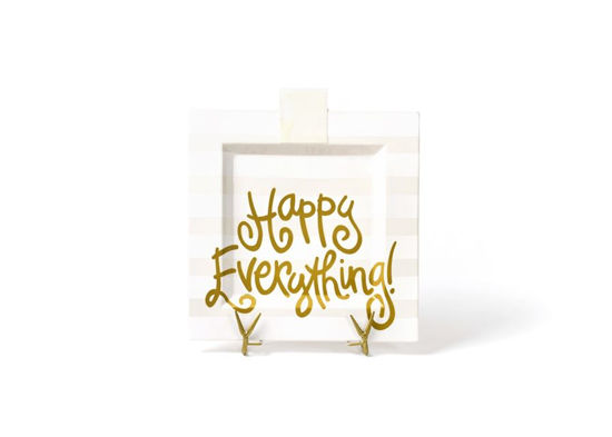White Stripe Entertaining Big Square by Happy Everything!™