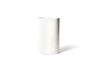 White Small Dot Big Oval Vase by Happy Everything!™