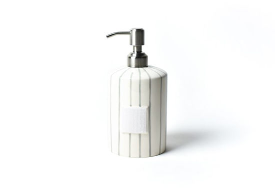 Stone Skinny Stripe Mini Cylinder Soap Pump by Happy Everything!™