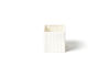 White Stripe Mini Nesting Cube Small by Happy Everything!™