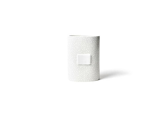 Stone Small Dot Mini Oval Vase by Happy Everything!™