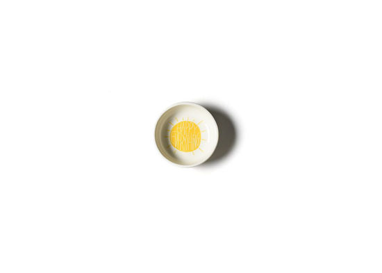 White Small Dot Sun Dipping Bowl by Happy Everything!™