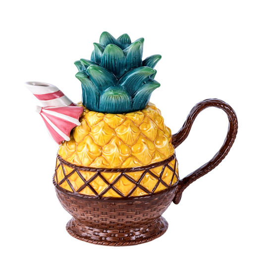 Blue Sky Clayworks Pineapple Teapot