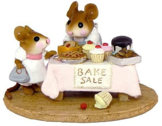 Mousey's Bake Sale M-220 (Pink w/White) by Wee Forest Folk®