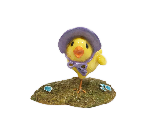 Little Chick with Bonnet (Lavender) A-01 by Wee Forest Folk®