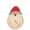 Countdown Santa Clock Hanger by Mudpie