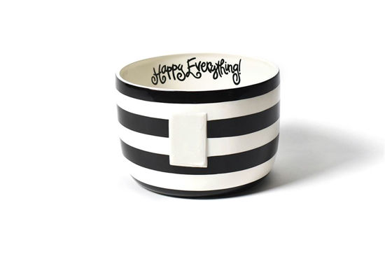 Black Stripe Big Bowl by Happy Everything!™