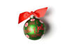 Holly Jolly Peppermint Glass Ornament by Coton Colors