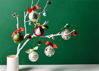 Holly Jolly Peppermint Glass Ornament by Coton Colors