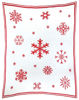 White Flakes Reversible Cotton Blanket by Chandler 4 Corners