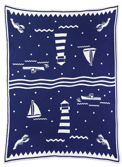 Lighthouse Reversible Blanket by Chandler 4 Corners
